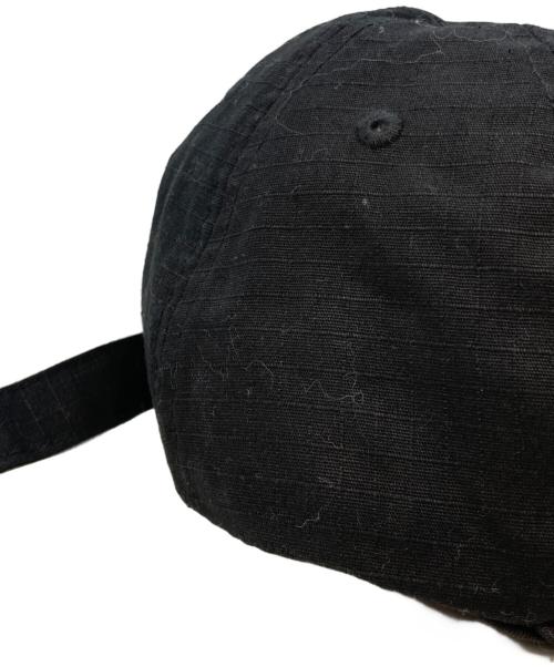 Vivienne Westwood（ヴィヴィアンウエストウッド）Vivienne Westwood (ヴィヴィアンウエストウッド) リップストップオーブロゴキャップ ブラックの古着・服飾アイテム