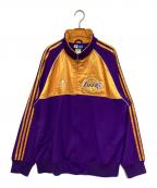 adidas×NBAアディダス×エヌビーエー）の古着「トラックジャケット」｜パープル×イエロー