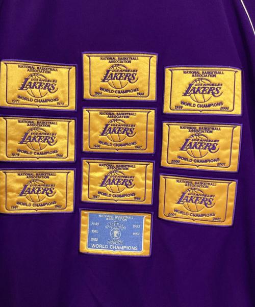 adidas（アディダス）adidas (アディダス) NBA (エヌビーエー) トラックジャケット パープル×イエロー サイズ:Lの古着・服飾アイテム