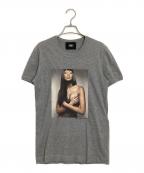 D&G×L'IMPERATRICEディーアンドジー）の古着「プリントTシャツ」｜グレー