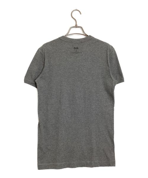 D&G（ディーアンドジー）D&G (ディーアンドジー) L'IMPERATRICE プリントTシャツ グレー サイズ:46の古着・服飾アイテム