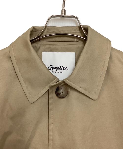 Gymphlex（ジムフレックス）Gymphlex (ジムフレックス) コットン ギャバジン ショート コート ブラウン サイズ:14の古着・服飾アイテム