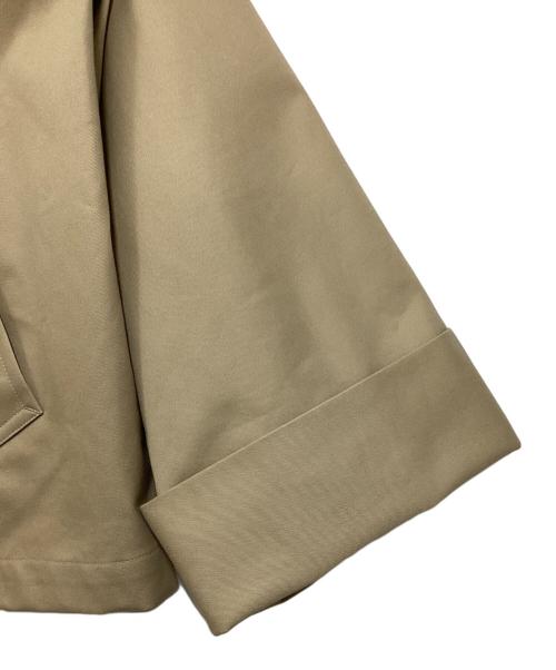 Gymphlex（ジムフレックス）Gymphlex (ジムフレックス) コットン ギャバジン ショート コート ブラウン サイズ:14の古着・服飾アイテム