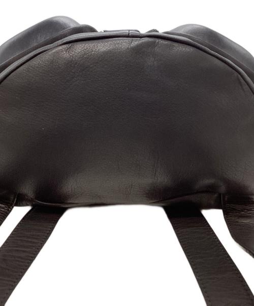 kawa-kawa（カワカワ）kawa-kawa (カワカワ) レザーリュック ブラックの古着・服飾アイテム