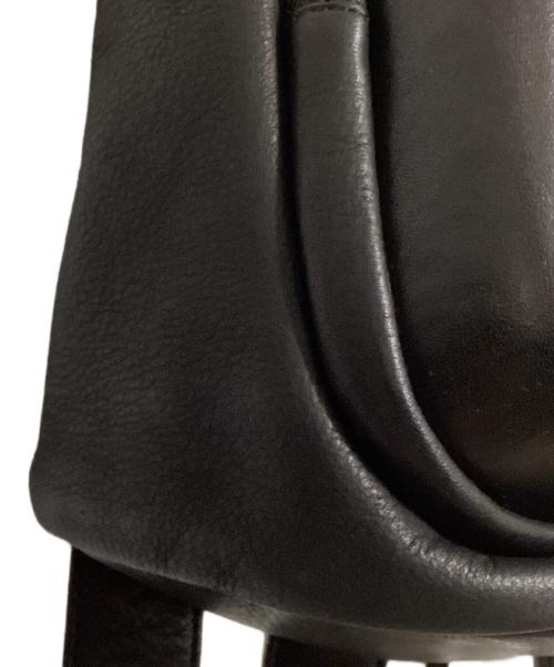 kawa-kawa（カワカワ）kawa-kawa (カワカワ) レザーリュック ブラックの古着・服飾アイテム