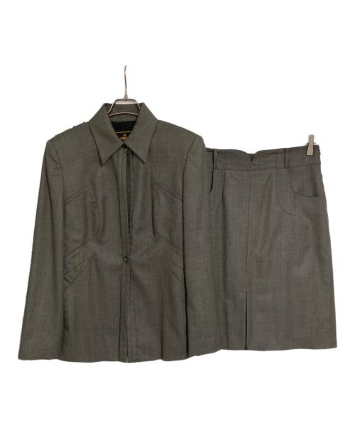 FENDI（フェンディ）FENDI (フェンディ) オールドシャツジャケットセットアップ グレー サイズ:44の古着・服飾アイテム