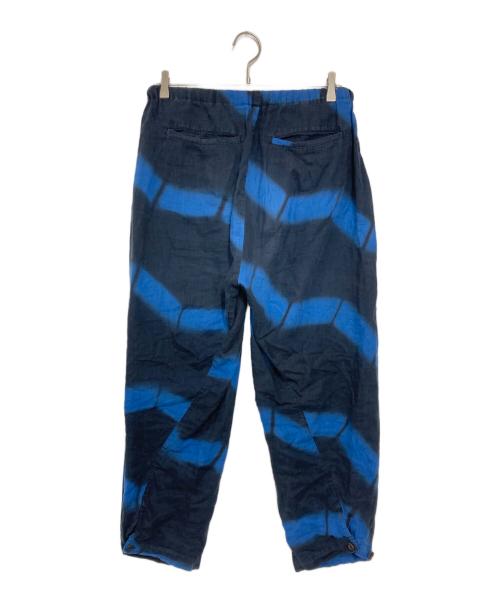 ISSEY MIYAKE（イッセイミヤケ）ISSEY MIYAKE (イッセイミヤケ) 特殊染めリネンイージーパンツ ブルー サイズ:1の古着・服飾アイテム