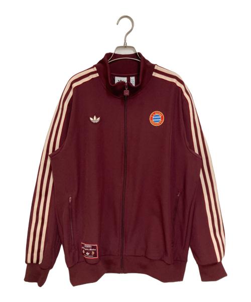 adidas（アディダス）adidas (アディダス) FCバイエルン テラスアイコン トラックトップ エンジ サイズ:3XLの古着・服飾アイテム