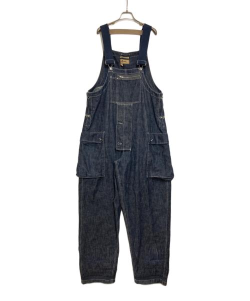 NIGEL CABOURN（ナイジェルケーボン）NIGEL CABOURN (ナイジェルケーボン) LYBRO (ライブロ) ネイヴァルダンガリーデニム オーバーオール インディゴ サイズ:50の古着・服飾アイテム