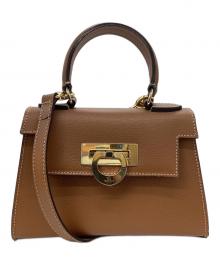 CARBOTTI（カルボッティ）の古着「2WAYバッグ」｜ブラウン