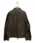 ZARA (ザラ) レザーダブルジップアップジャケット ブラウン サイズ:XL：9000円