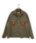 IROQUOIS（イロコイ）の古着「AE HAND-EMBROIDERY ARMY SH」｜カーキ