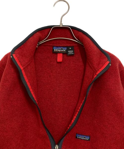 Patagonia（パタゴニア）Patagonia (パタゴニア) シンチラフリースプルオーバー レッド サイズ:Mの古着・服飾アイテム
