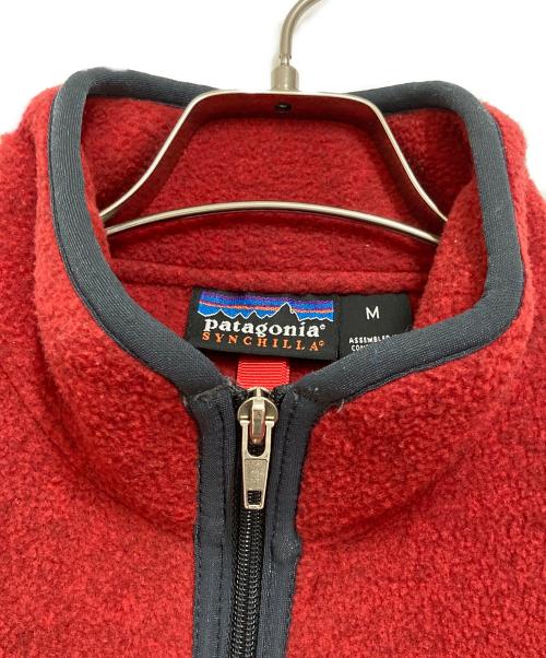 Patagonia（パタゴニア）Patagonia (パタゴニア) シンチラフリースプルオーバー レッド サイズ:Mの古着・服飾アイテム