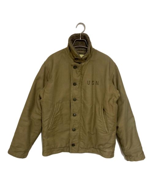 BUZZ RICKSON'S（バズリクソンズ）BUZZ RICKSON'S (バズリクソンズ) デッキジャケット カーキ サイズ:Mの古着・服飾アイテム