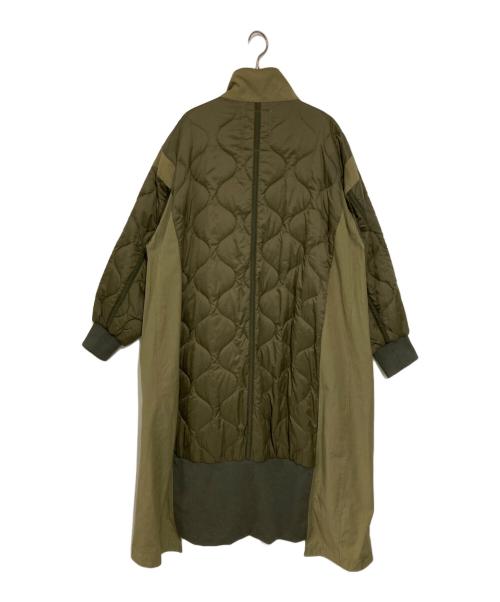 CIAOPANIC TYPY（チャオパニックティピー）CIAOPANIC TYPY (チャオパニックティピー) etsinta (エシンタ) 切替マキシミリタリーコート カーキ サイズ:FREEの古着・服飾アイテム