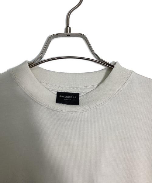 BALENCIAGA（バレンシアガ）BALENCIAGA (バレンシアガ) キャンペーンロゴプリント Tシャツ ホワイト サイズ:XSの古着・服飾アイテム