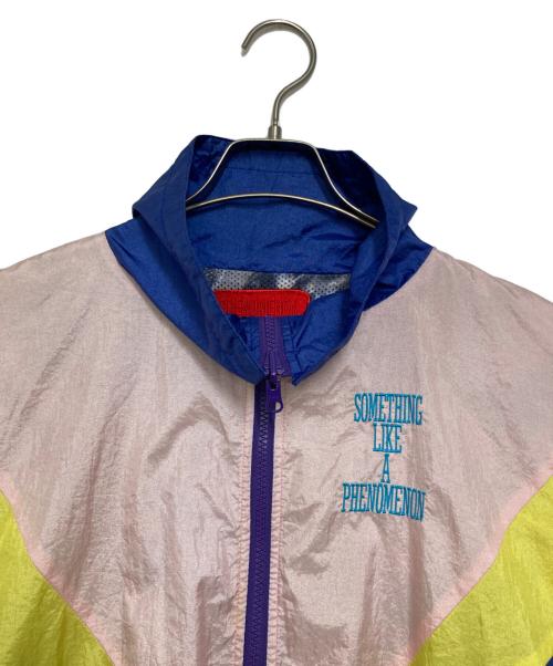PHENOMENON（フェノメノン）PHENOMENON (フェノメノン) リバーシブルナイロンジャケット ブルー×イエロー×ピンク サイズ:Ｍの古着・服飾アイテム