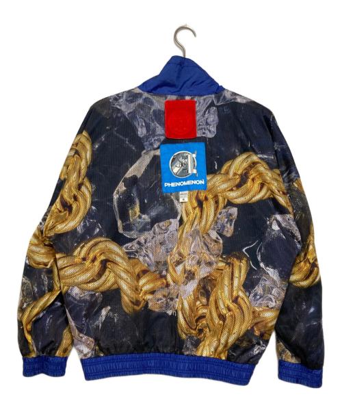 PHENOMENON（フェノメノン）PHENOMENON (フェノメノン) リバーシブルナイロンジャケット ブルー×イエロー×ピンク サイズ:Ｍの古着・服飾アイテム