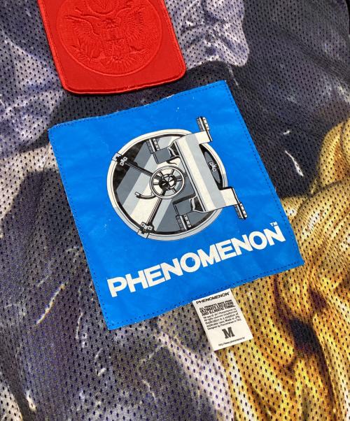 PHENOMENON（フェノメノン）PHENOMENON (フェノメノン) リバーシブルナイロンジャケット ブルー×イエロー×ピンク サイズ:Ｍの古着・服飾アイテム