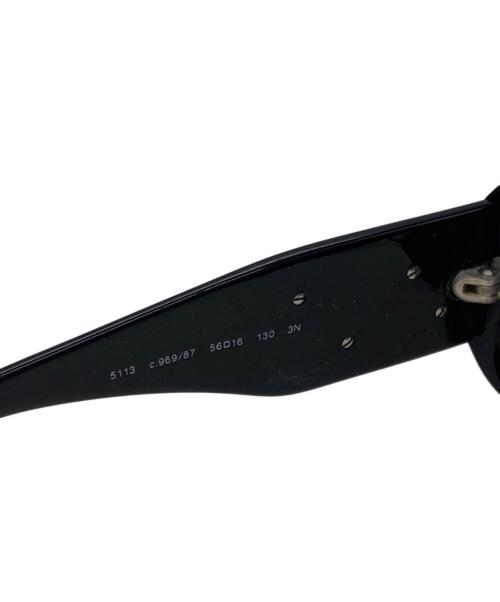 CHANEL（シャネル）CHANEL (シャネル) カメリア サングラス ベージュ×ブラック サイズ:56□16-130の古着・服飾アイテム