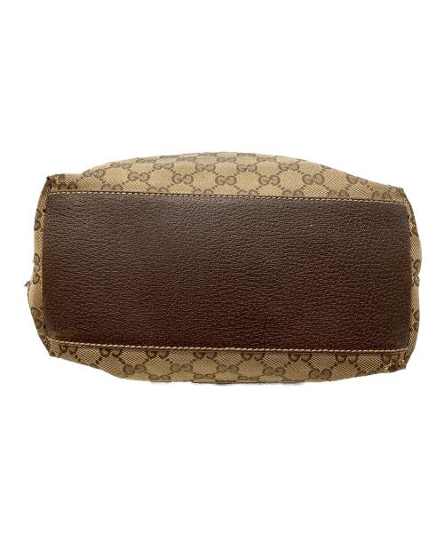 GUCCI（グッチ）GUCCI (グッチ) トートバッグ ベージュ×ブラウンの古着・服飾アイテム