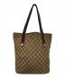 GUCCI (グッチ) トートバッグ ベージュ×ブラウン：12000円
