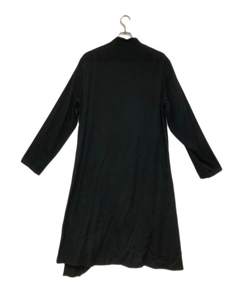 GROUND Y（グラウンドワイ）GROUND Y (グラウンドワイ) Front left twist Long shirt ブラック サイズ:3の古着・服飾アイテム