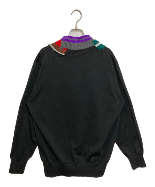 KOLOR（カラー）KOLOR (カラー) Pe強撚天竺ニット ブラック サイズ:3の古着・服飾アイテム