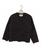 pual ce cinピュアルセシン）の古着「ツイードジャケット」｜ブラック