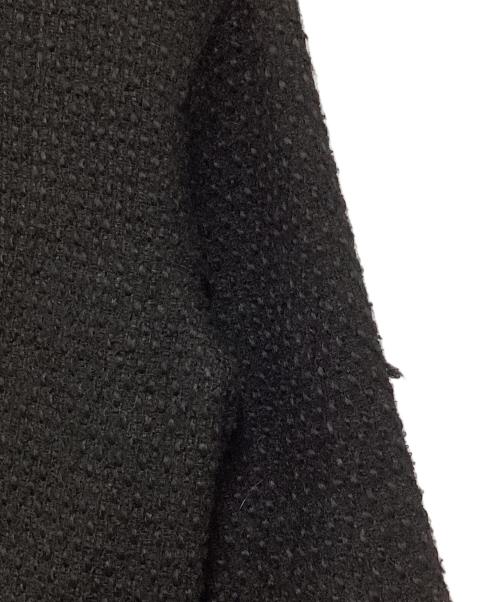 pual ce cin（ピュアルセシン）pual ce cin (ピュアルセシン) ツイードジャケット ブラック サイズ:FREEの古着・服飾アイテム