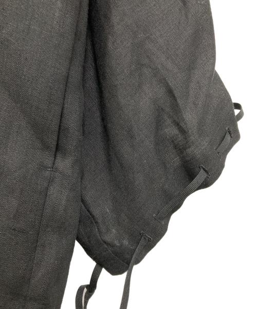 SOU・SOU（ソウソウ）SOU・SOU (ソウソウ) 和服モチーフリネンコート ブラック サイズ:Ｌの古着・服飾アイテム