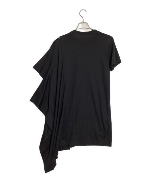 sacai（サカイ）sacai (サカイ) アシンメトリーカットソー ブラック サイズ:2の古着・服飾アイテム