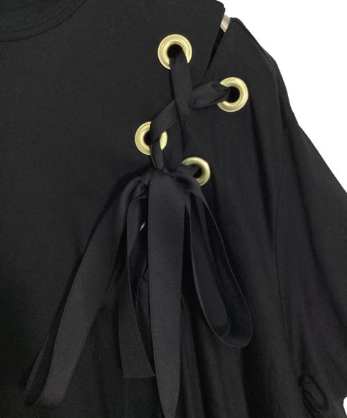 sacai（サカイ）sacai (サカイ) アシンメトリーカットソー ブラック サイズ:2の古着・服飾アイテム