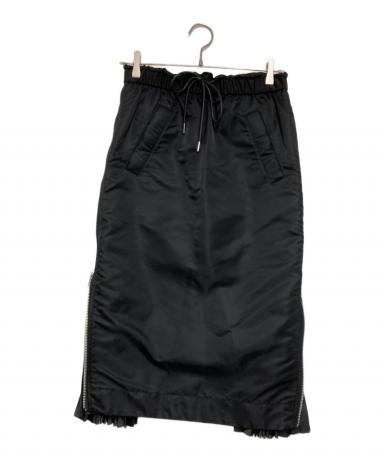 中古・古着通販】sacai (サカイ) MA-1 Skirt ブラック サイズ:2