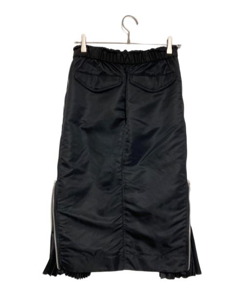 sacai（サカイ）sacai (サカイ) MA-1 Skirt ブラック サイズ:2の古着・服飾アイテム