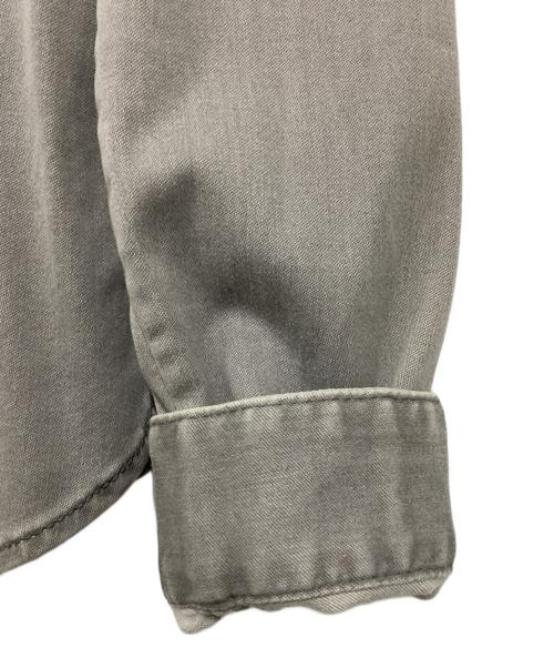 LOUIS VUITTON（ルイ ヴィトン）LOUIS VUITTON (ルイ ヴィトン) モノグラムキルティングシャツ グレー サイズ:34の古着・服飾アイテム