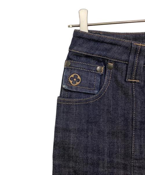LOUIS VUITTON（ルイ ヴィトン）LOUIS VUITTON (ルイ ヴィトン) デニムスカート インディゴ サイズ:34の古着・服飾アイテム