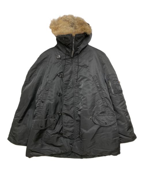 ALPHA（アルファ）ALPHA (アルファ) TYPE N-3B コート ブラック サイズ:XLの古着・服飾アイテム