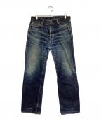 MOMOTARO JEANS桃太郎ジーンズ）の古着「10TH ストレートジーンズ」｜インディゴ