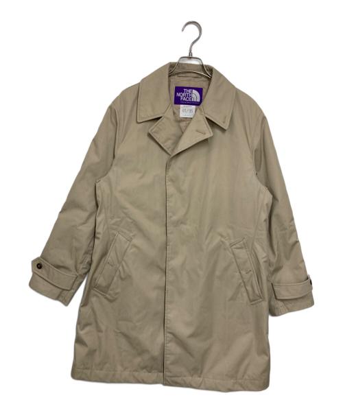 THE NORTHFACE PURPLELABEL（ザ・ノースフェイス パープルレーベル）THE NORTHFACE PURPLELABEL (ザ・ノースフェイス パープルレーベル) BEAMS (ビームス) 別注 比翼ステンカラーコート ベージュ サイズ:Mの古着・服飾アイテム