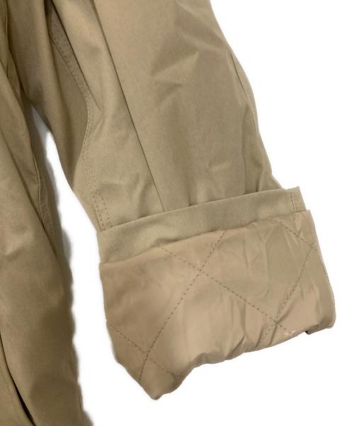 THE NORTHFACE PURPLELABEL（ザ・ノースフェイス パープルレーベル）THE NORTHFACE PURPLELABEL (ザ・ノースフェイス パープルレーベル) BEAMS (ビームス) 別注 比翼ステンカラーコート ベージュ サイズ:Mの古着・服飾アイテム