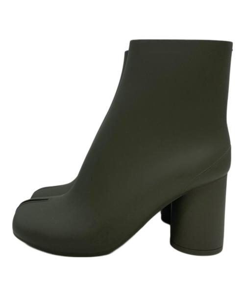 Maison Margiela（メゾンマルジェラ）Maison Margiela (メゾンマルジェラ) ラバー足袋ブーツ グリーン サイズ:39の古着・服飾アイテム