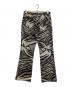 CANDIES (キャンディーズ) 総柄コーティングフレアパンツ グレー×ブラック サイズ:11：10000円