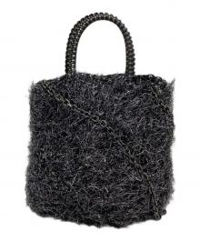 ANTEPRIMA（アンテプリマ）の古着「エコファーワイヤーバッグ」｜ディープブラック