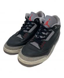 NIKE（ナイキ）の古着「Air Jordan 3 Retro "Black Cement"」｜ブラック