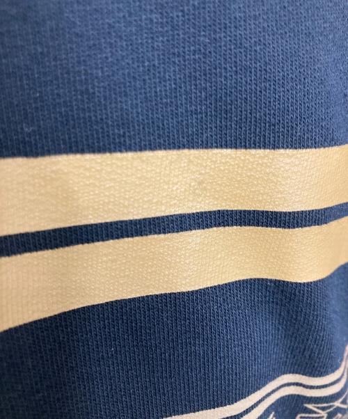 TIGHTBOOTH PRODUCTION（タイトブースプロダクション）TIGHTBOOTH PRODUCTION (タイトブースプロダクション) ロングスリーブボーダーカットソー ブラウン×ブラック サイズ:Mの古着・服飾アイテム