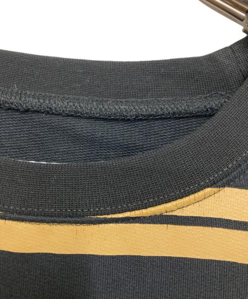 TIGHTBOOTH PRODUCTION（タイトブースプロダクション）TIGHTBOOTH PRODUCTION (タイトブースプロダクション) ロングスリーブボーダーカットソー ブラウン×ブラック サイズ:Mの古着・服飾アイテム