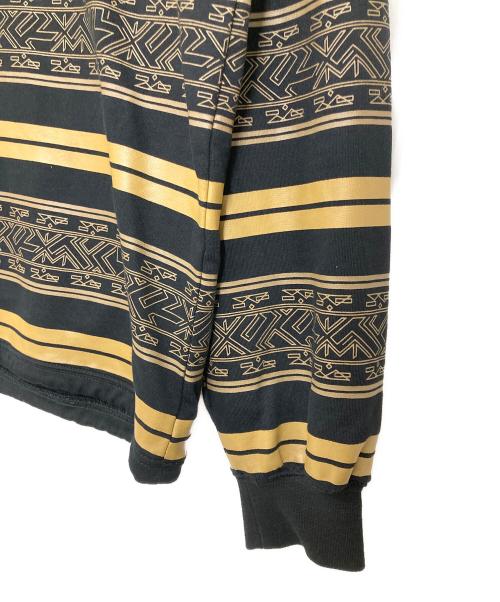 TIGHTBOOTH PRODUCTION（タイトブースプロダクション）TIGHTBOOTH PRODUCTION (タイトブースプロダクション) ロングスリーブボーダーカットソー ブラウン×ブラック サイズ:Mの古着・服飾アイテム