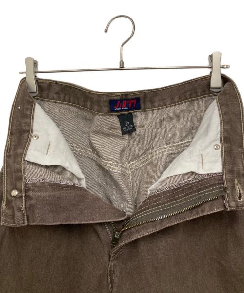 JzR77（JzR77）JzR77 (JzR77) ペインターパンツ ブラウン サイズ:30の古着・服飾アイテム